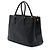 Prada Borsa Galleria Double Zip Grande in pelle Saffiano nera - vista 2