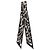 Twilly in seta Hermès Black Les Cles a Pois