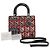 Dior Pink Medium Patent Sequin Embroidered Lady Dior - Ansicht 6