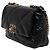 Chanel 19 Flap Medium aus schwarzem Lammleder - Ansicht 2