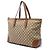 Tote Gucci in Canvas GG Beige con Web - vista 2