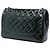Chanel Green Jumbo Classic Patent Double Flap - vista 2