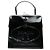 Bolsa Prada Black Spazzolato Logo Frame