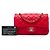 Chanel Red Mini Rectangular Classic Lambskin Single Flap - vista 6