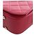Chanel Red Small Quilted Lambskin Carry Chic Flap - Ansicht 10