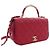 Chanel Red Small Quilted Lambskin Carry Chic Flap - Ansicht 12