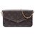 Pochette Félicie Louis Vuitton Brown Monogram Pochette Felicie