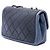 Chanel Mini Bicolor Lambskin Graphic Flap Nera - vista 2