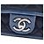 Chanel Mini Bicolor Lambskin Graphic Flap Nera - vista 5