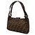 Borsa a tracolla Fendi in tela Zucca marrone - vista 2