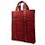Hermès Fourre Tout Cabas de lona roja - vista 2