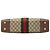 Borsa Tote Verticale Gucci Beige GG Supreme Web Ophidia - vista 3