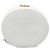 Chanel Vanity Case Round Top Handle em Lambskin Matelassado Branco com Cristais e Pérolas e Corrente - vista 3