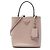 Borsa Satchel Prada Panier in Pelle Saffiano Marrone Dimensione Medium