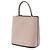 Borsa Satchel Prada Panier in Pelle Saffiano Marrone Dimensione Medium - vista 2