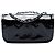 Chanel Black CC Patent Lipstick Ligne Flap