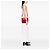 Bolsa Messenger Baguette Fendi em couro vermelho tamanho Medium - vista 6