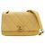 Chanel Yellow Small Quilted Lambskin Chain More Flap