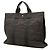 Hermès Gray Canvas Herline MM - vista 2