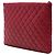 Chanel Clutch O Case Grande in Pelle d'Agnello Matelassé Rossa - vista 2