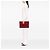 Chanel Clutch O Case Grande in Pelle d'Agnello Matelassé Rossa - vista 6