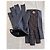 Chanel Guanti senza dita in pelle e tweed - vista 3