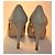 Stuart Weitzman Beige Python Leather Peep-Toe Pumps - view 4