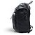 PRADA BLACK LEATHER AND RE-NYLON CANVAS BACKPACK - view 3