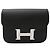 Hermès NEU HERMES SLIM CONSTANCE GELDBÖRSE EPSOM LEDER H082060CK SCHWARZ