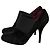 Miu Miu Schwarze Wildleder Stiefeletten mit Stiletto-Absatz