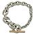 Hermès Bracciale Hermes Clic H Au750 Oro Rosa e Argento
