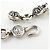Chrome Hearts #1 CROSS/B W/HEART 925 Bracelet - vista 4