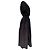 Autre Marque Vestido midi asimétrico con aberturas Matteau en algodón negro - vista 4
