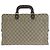 Sacoche Gucci GG Supreme Canvas Leather Briefcase - vue 2