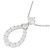 Collana Harry Winston Loop Extra Large in platino e diamanti - vista 3