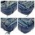 Chanel Coco Mark Turn Lock Denim Leder Schultertasche mit Kette - Ansicht 3