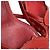 Sandali slingback con tacco kitten Prada in pelle burgundy - vista 9