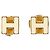 Hermès Boucles d'oreilles Hermes Cage d'H H Cube