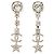 Pendientes Chanel Coco Mark Star Rhinestone