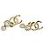 Pendientes Chanel Coco Mark Rhinestone