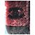 Sciarpa Chanel Edizione Limitata 2017 in Pelliccia Orylag Logo CC - Bordeaux/Nero - vista 5