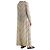 Autre Marque Vestido Largo Kaftan ODYSSEE Beige Viscosa - vista 4