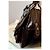 Borsa Dior Gaucho in pelle verniciata marrone - vista 12