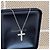 Collana Tiffany & Co. Platino e Diamanti a Croce - vista 3