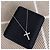 Collana Tiffany & Co. Platino e Diamanti a Croce - vista 6