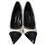 Tom Ford Décolleté in Pelle e Vernice Nero e Bianco - vista 10