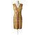 Tory Burch Seidenkleid Python-Print Braun