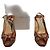Scarpins Peep-Toe Jimmy Choo em Python Rosa Natural