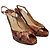 Scarpins Peep-Toe Jimmy Choo em Python Rosa Natural - vista 3