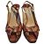 Scarpins Peep-Toe Jimmy Choo em Python Rosa Natural - vista 4